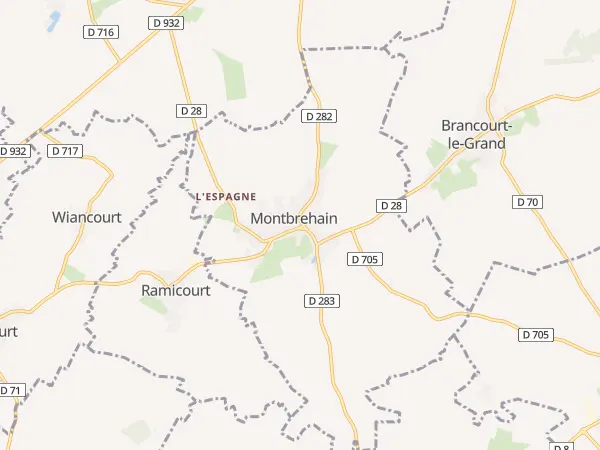 Plan de Montbrehain