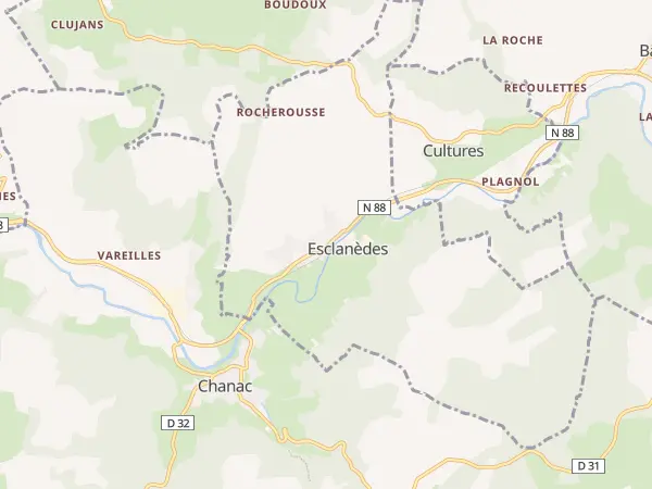 Plan de Esclanèdes