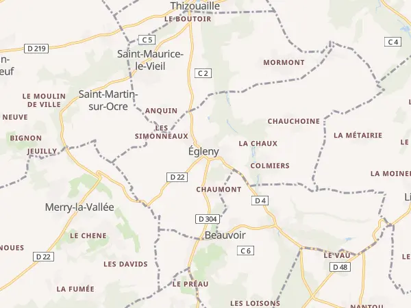 Plan de Égleny