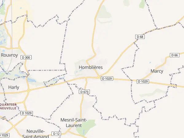 Plan de Homblières
