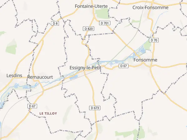 Plan de Essigny-le-Petit