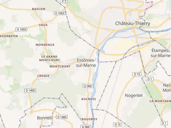 Plan de Essômes-sur-Marne