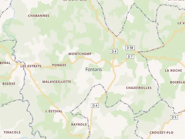 Plan de Fontans