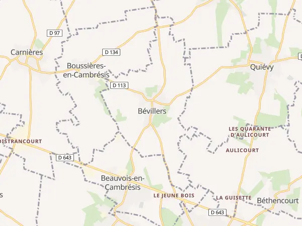 Plan de Bévillers