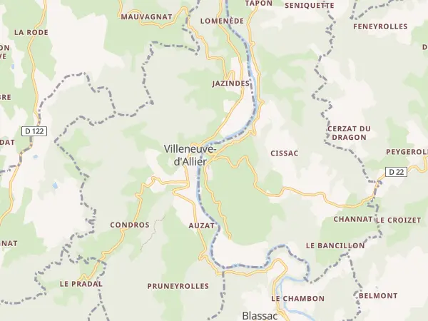 Plan de Saint-Ilpize
