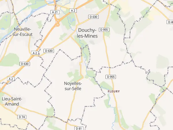 Plan de Noyelles-sur-Selle