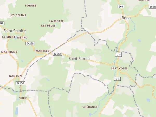 Plan de Saint-Firmin