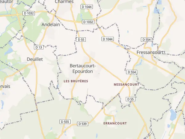Plan de Bertaucourt-Epourdon