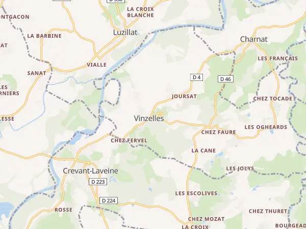 Plan de Vinzelles