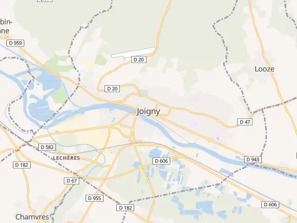 Plan de Joigny