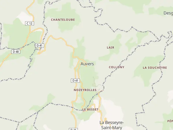 Plan de Auvers