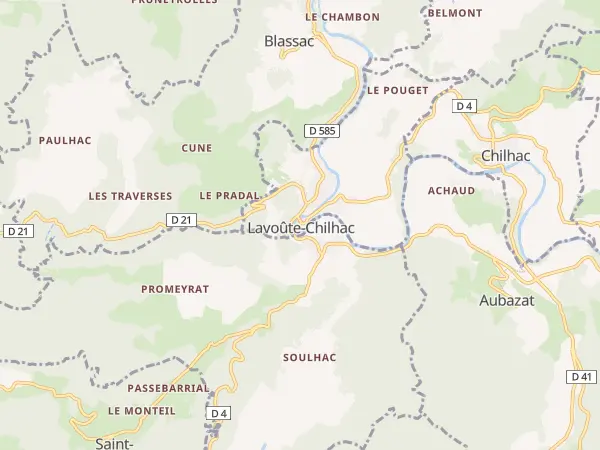 Plan de Lavoûte-Chilhac