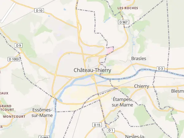 Plan de Château-Thierry