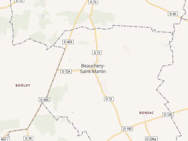 Plan de Beauchery-Saint-Martin
