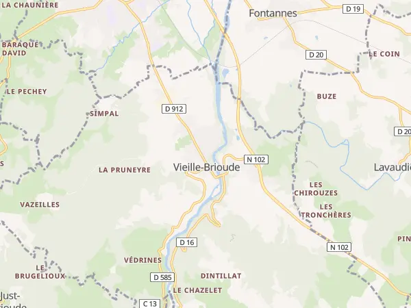 Plan de Vieille-Brioude
