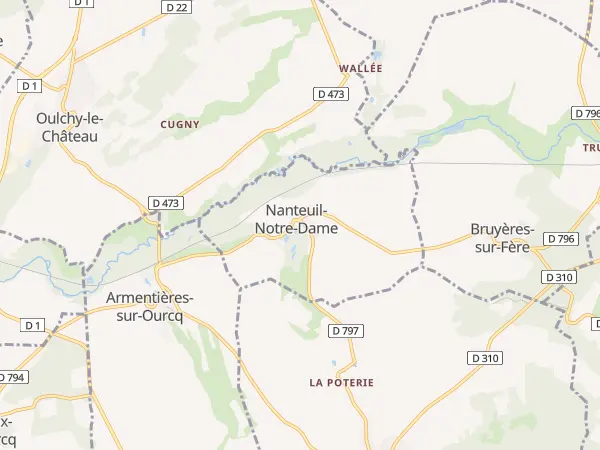 Plan de Nanteuil-Notre-Dame