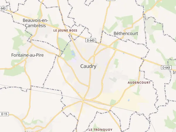 Plan de Caudry