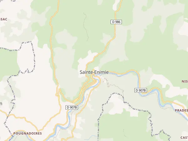 Plan de Gorges du Tarn Causses
