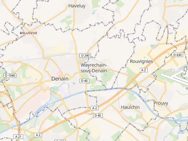Plan de Wavrechain-sous-Denain