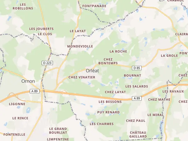 Plan de Orléat
