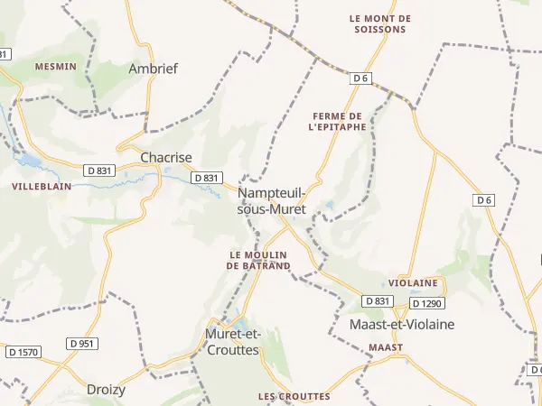 Plan de Nampteuil-sous-Muret