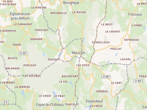 Plan de Mauzun