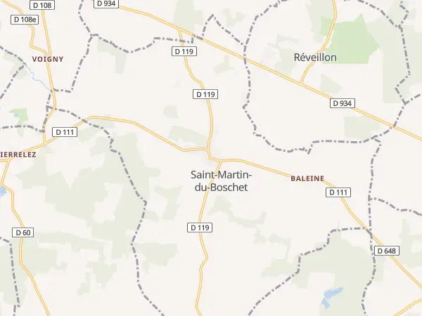 Plan de Saint-Martin-du-Boschet