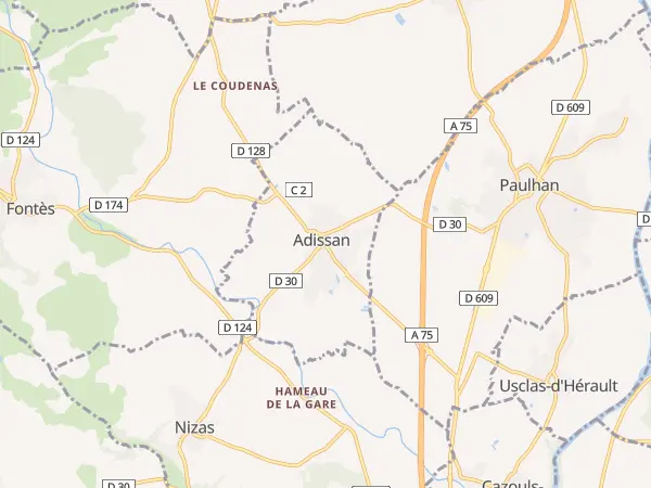 Plan de Adissan