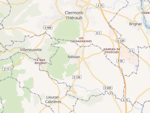Plan de Nébian