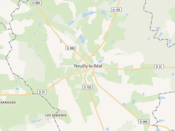 Plan de Neuilly-le-Réal