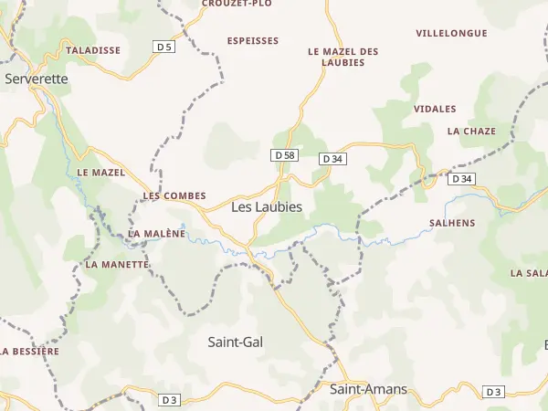 Plan des Laubies