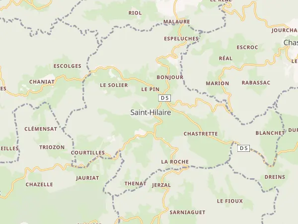 Plan de Saint-Hilaire