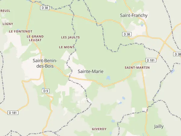 Plan de Sainte-Marie