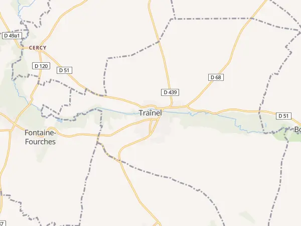 Plan de Traînel
