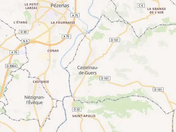 Plan de Castelnau-de-Guers