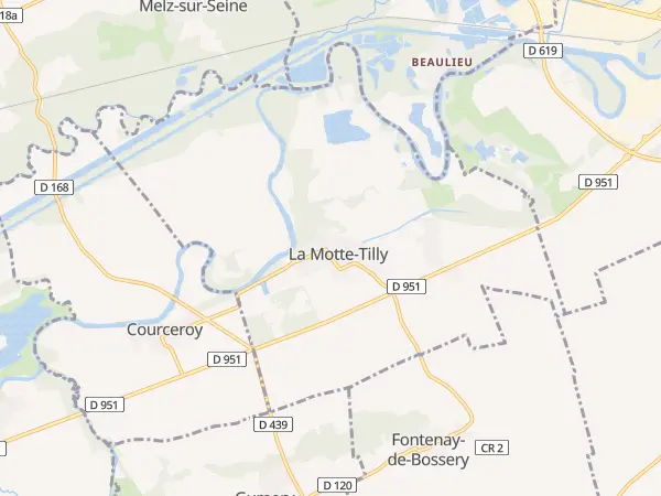 Plan de La Motte-Tilly