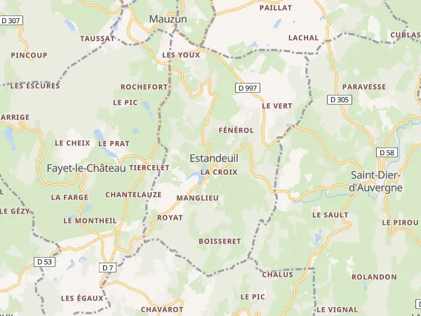 Plan de Estandeuil