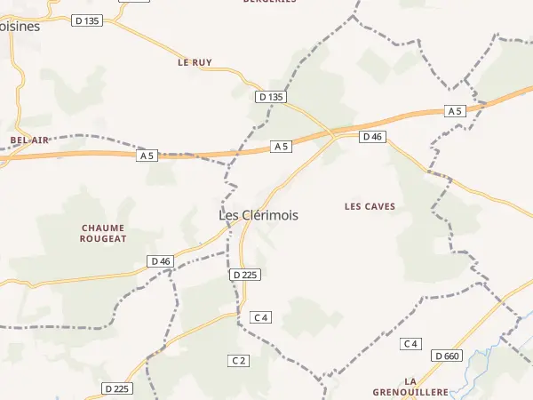 Plan des Clérimois