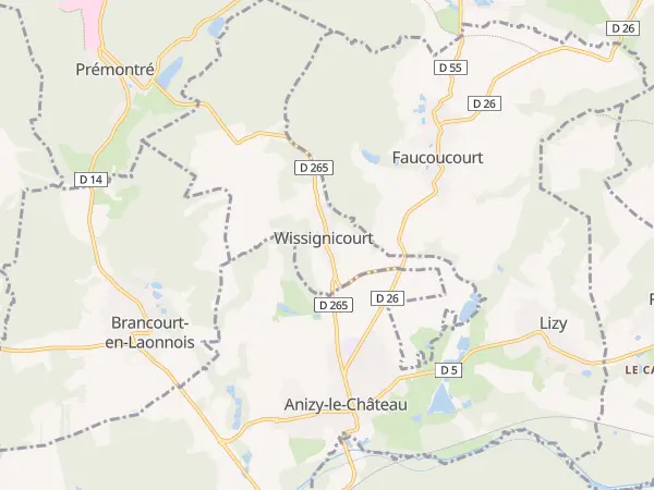 Plan de Wissignicourt