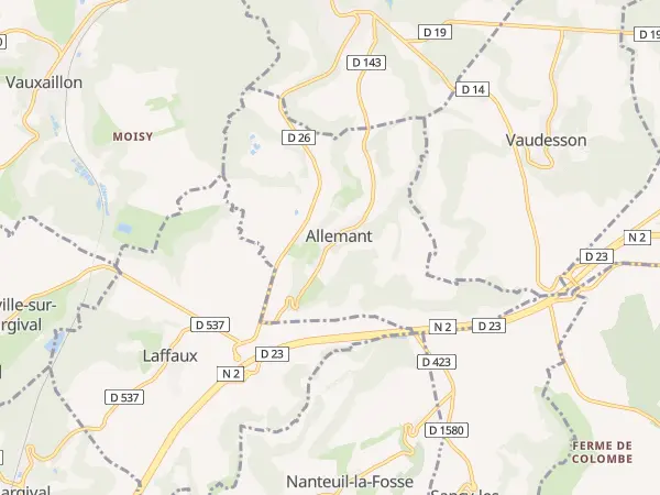 Plan de Allemant