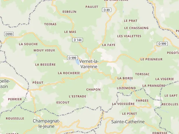 Plan du Vernet-Chaméane