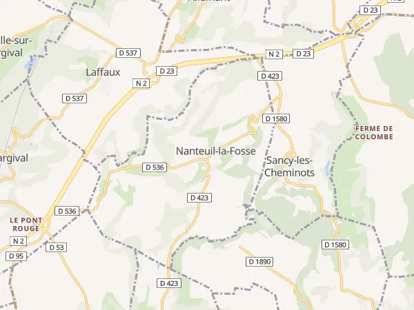 Plan de Nanteuil-la-Fosse