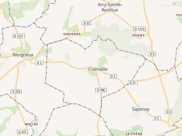 Plan de Cramaille