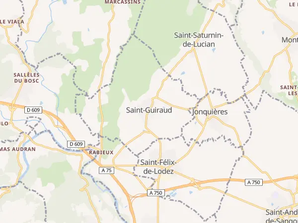 Plan de Saint-Guiraud