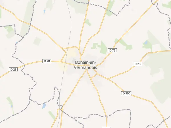 Plan de Bohain-en-Vermandois