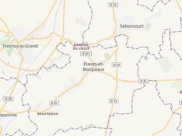 Plan de Étaves-et-Bocquiaux