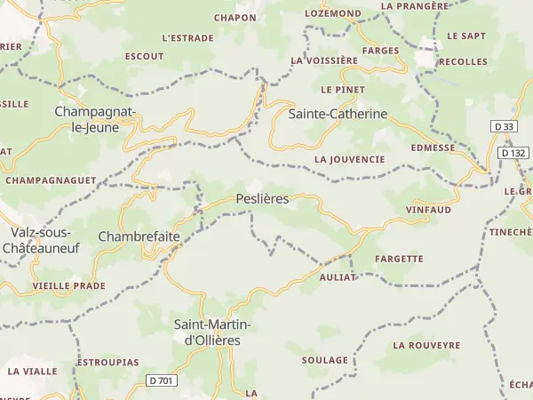 Plan de Peslières