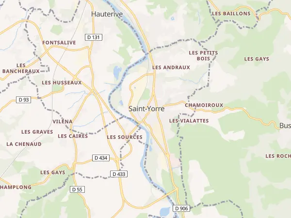 Plan de Saint-Yorre