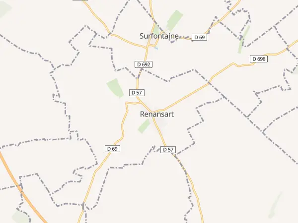Plan de Renansart