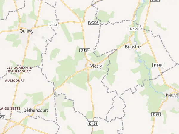 Plan de Viesly